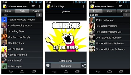 gatm meme generator android app