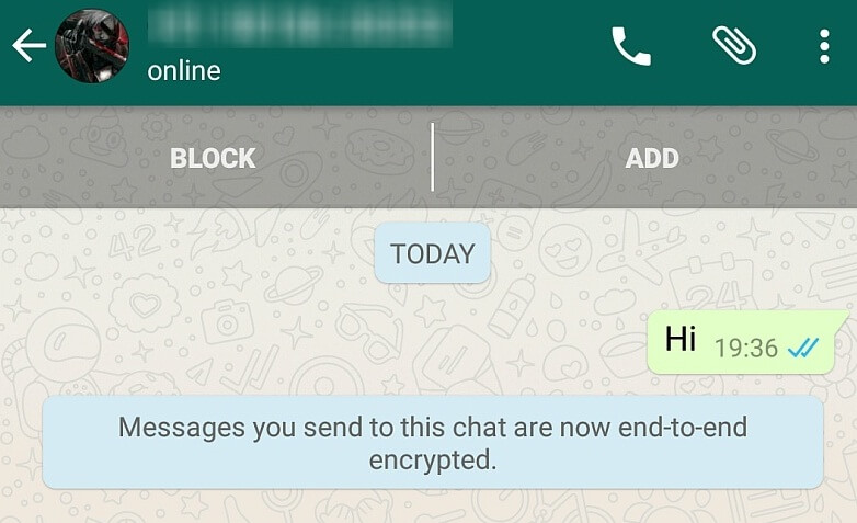 WhatsApp sexting-priivacy mode