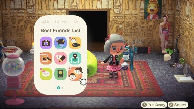 Animal Crossing: New Horizons Communicate with Friends