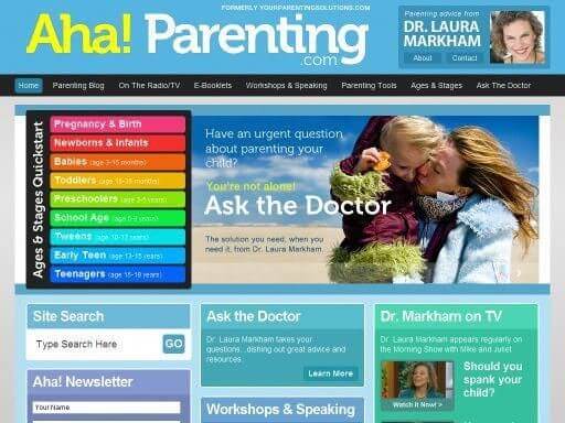 parenting websites for new parents - Aha! Parenting