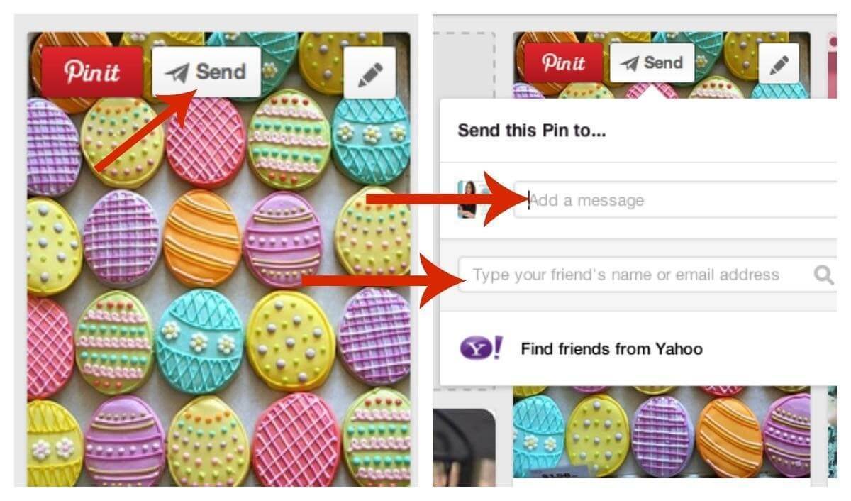 pinterest review - share via email