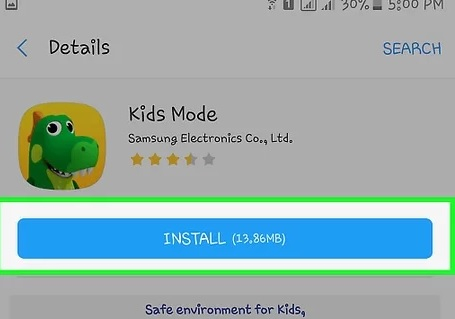 Kids-mode-app