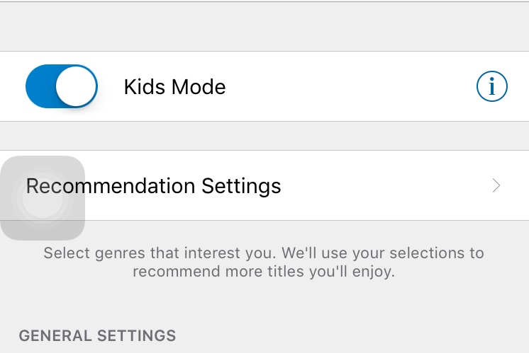Kids-mode