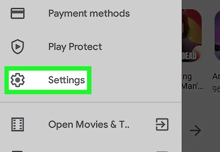 Select-settings