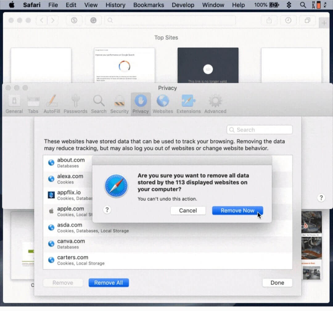 How to clear browser history on Mac