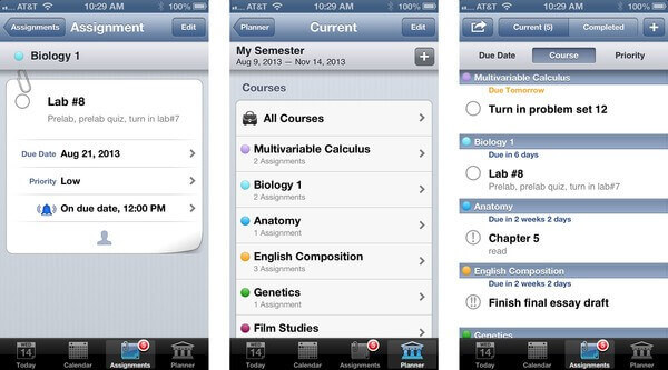  homework planner app