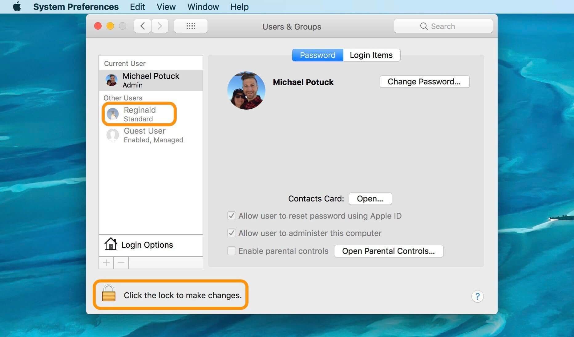 how to delete user accounts on mac