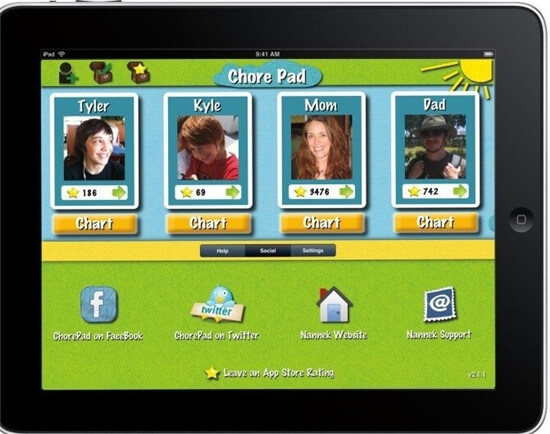 family chore app ios mac for teenager