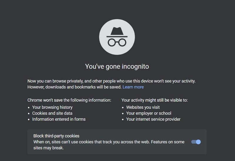 Incognito app