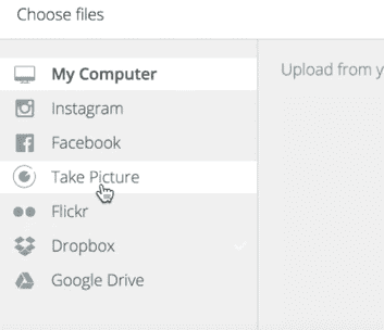 how to post a ins on mac- upload file to hooper HQ