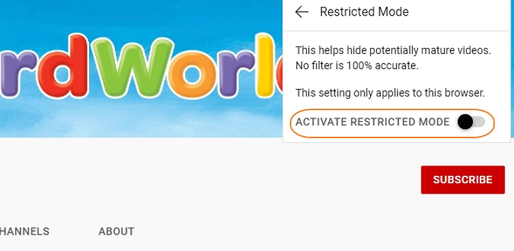 activate-youtube--restricted-mode