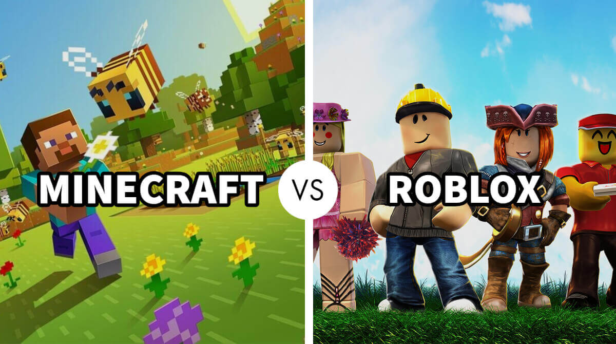 Roblox and on sale minecraft videos