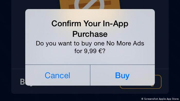 What is an in-app purchase?