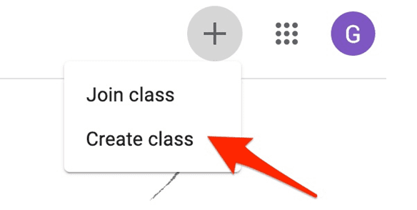 google classroom tutorial - create class