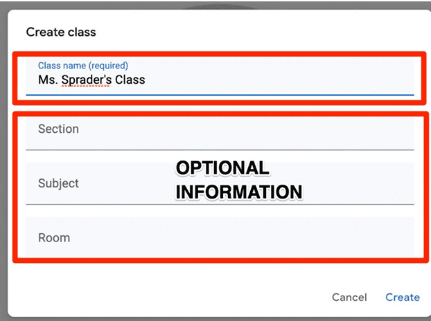 google classroom tutorial - provide additional information for the class
