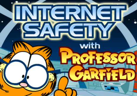 internet safety games - Internet Safety with Professor Garfield