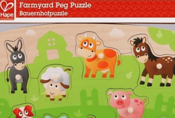 best learning toys for kids - peg puzzles