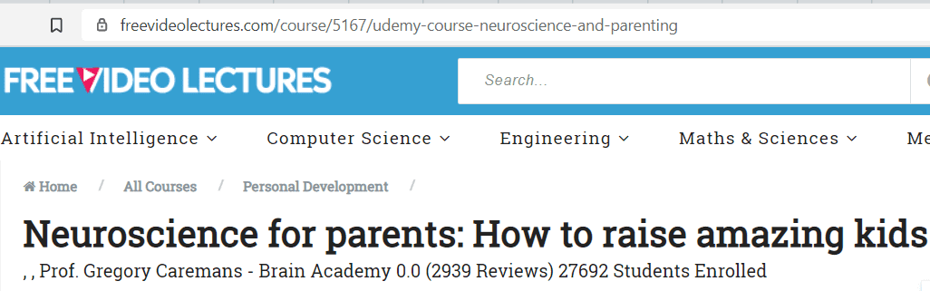 Erziehungskurse - Neuroscience for Parents