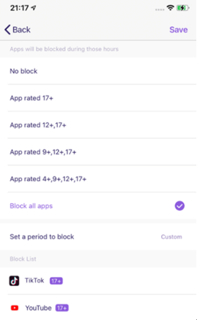 block app