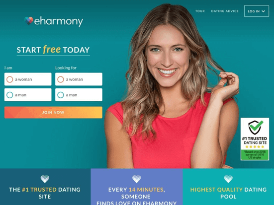 eharmony aplicación de citas