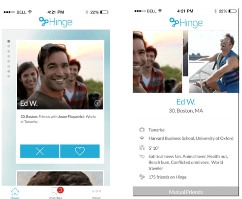 hinge dating app 1