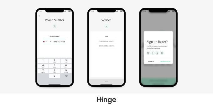 hinge sign in page
