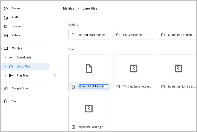 Instalar Discord en Chromebook a través de linux 5