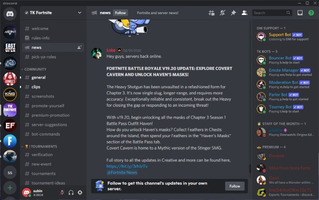 9 mejores Discord de Fortnite en español