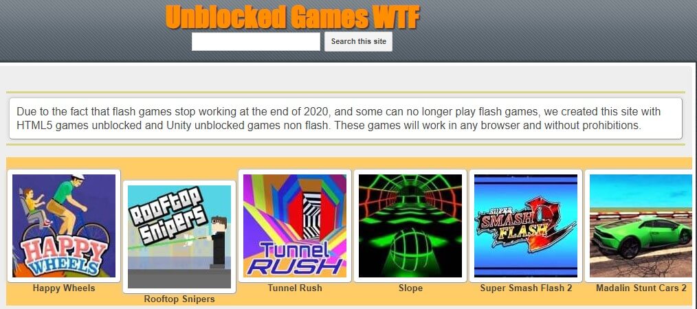 Top 10 Free Unblocked Games  School games, Free game websites, School  computers