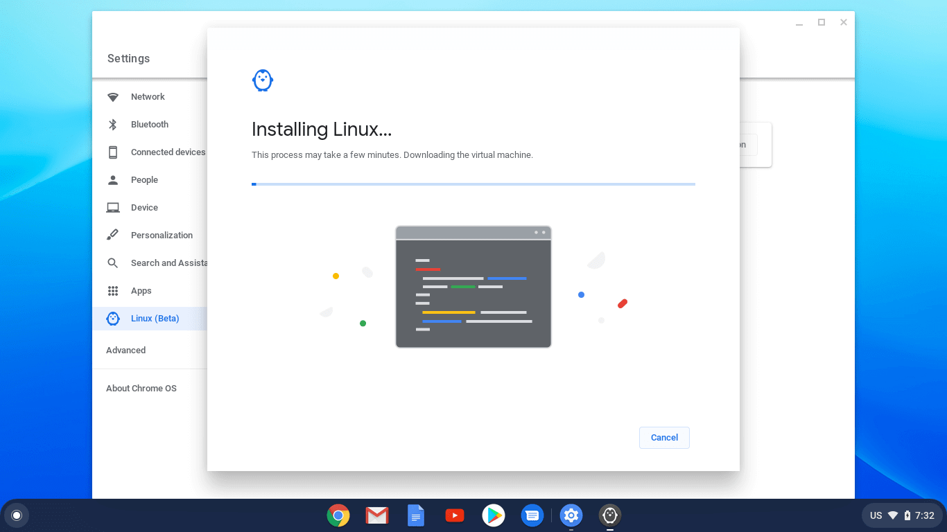 Instalar Linux en Chromebook