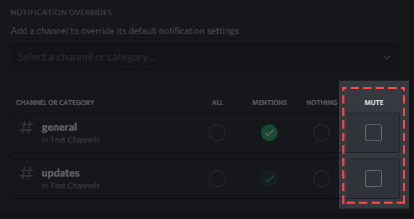 discord server notification