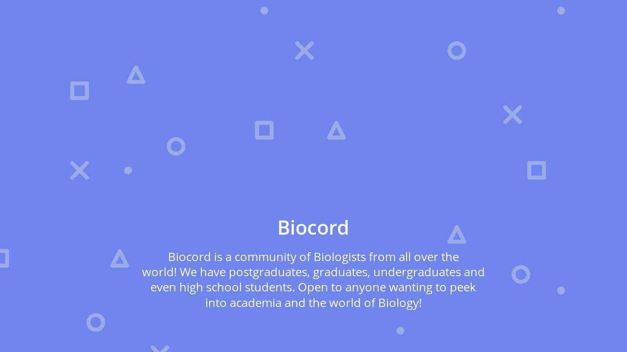 servidor de discord para la educación biocord