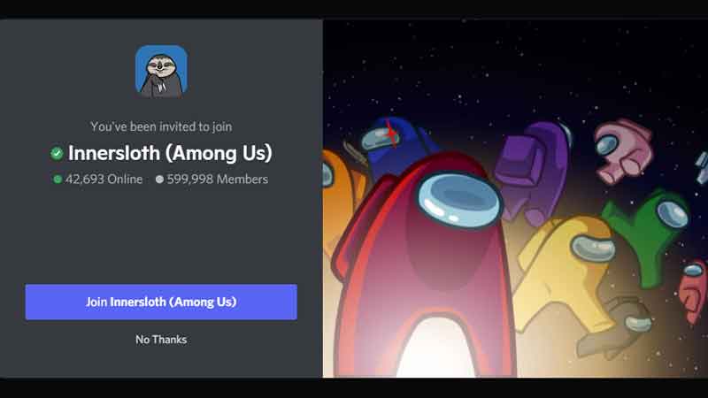 innersloth servidor de discord de among us