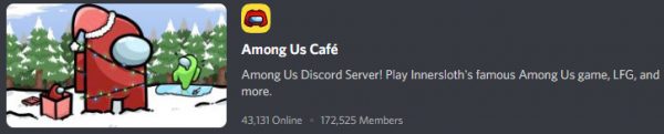 among us café servidor de discord