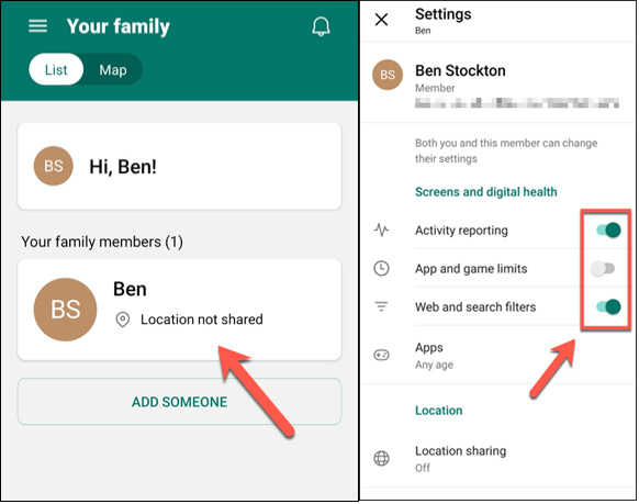 microsoft family safety limit screen time