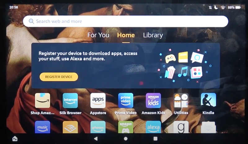 turn off kindle fire safe mode