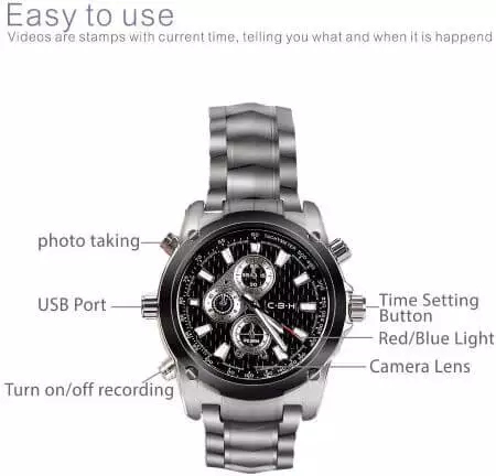 10 Best Spy Watches with Hidden Camera and Microphone Video Recorder