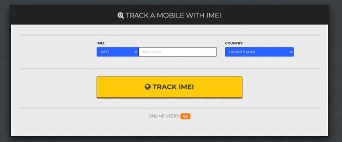 tracker imei online