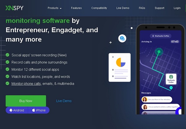 XNSPY Phone Monitoring