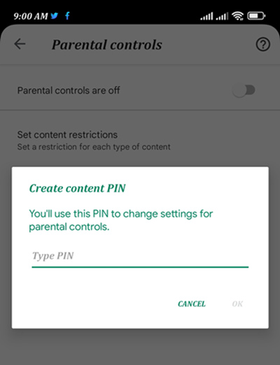 create pin