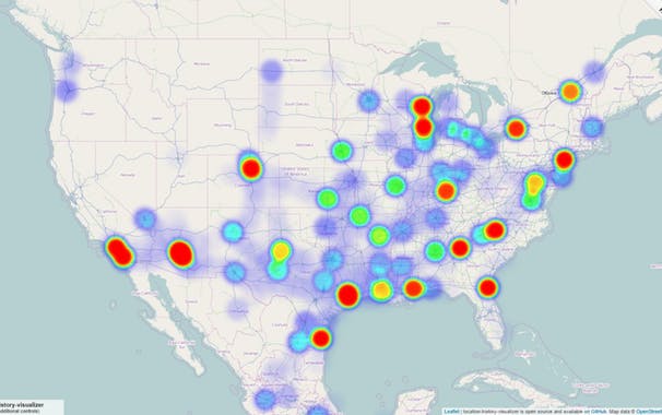 heatmap location visualizer