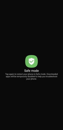 safe mode on android 1