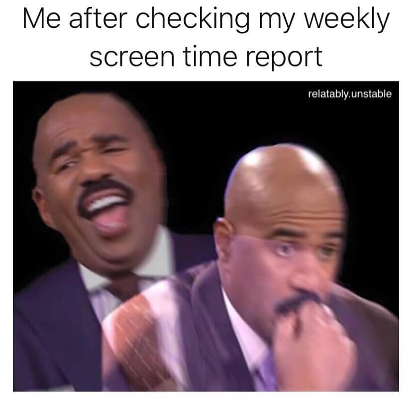 Top 10 Funniest Screen Time Report Memes in 2023