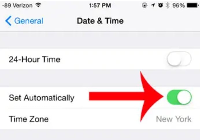  configuración de fecha y hora de iphone