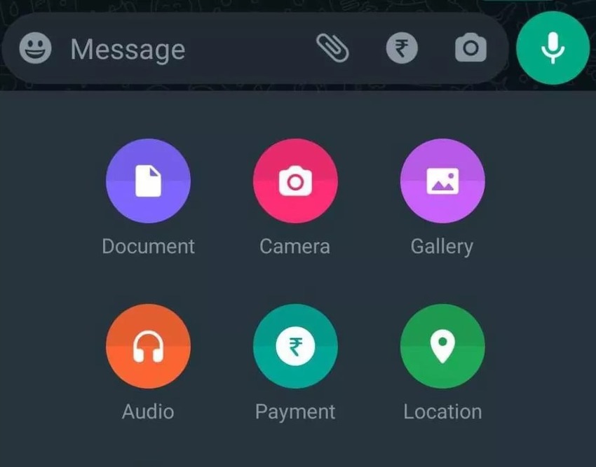 access android pin location on whatsapp