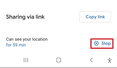 stop share my location samsung