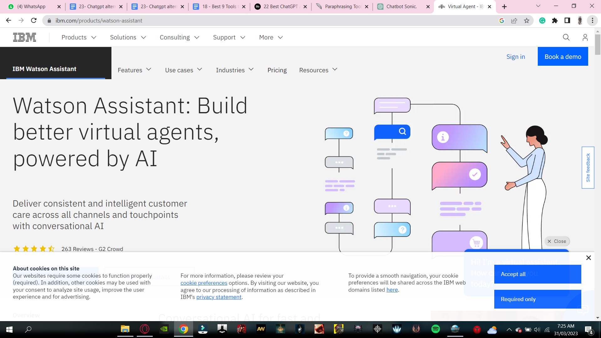 logo de ibm watson assistant