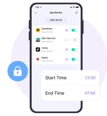 famiSafe app blocker interface