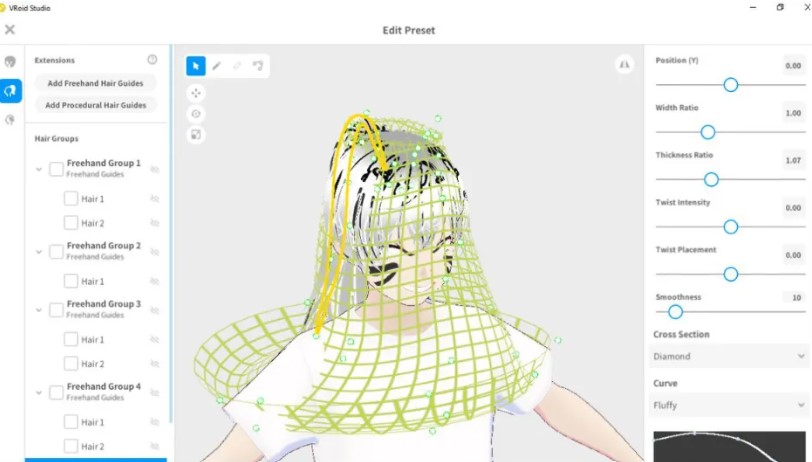 customize vtuber avatar hair