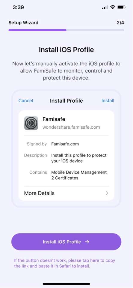  famisafe installation wizard